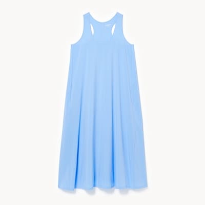 Active Four-Way Stretch Midi Dress - Light Blue