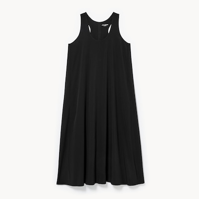 Active Four-Way Stretch Midi Dress - Black