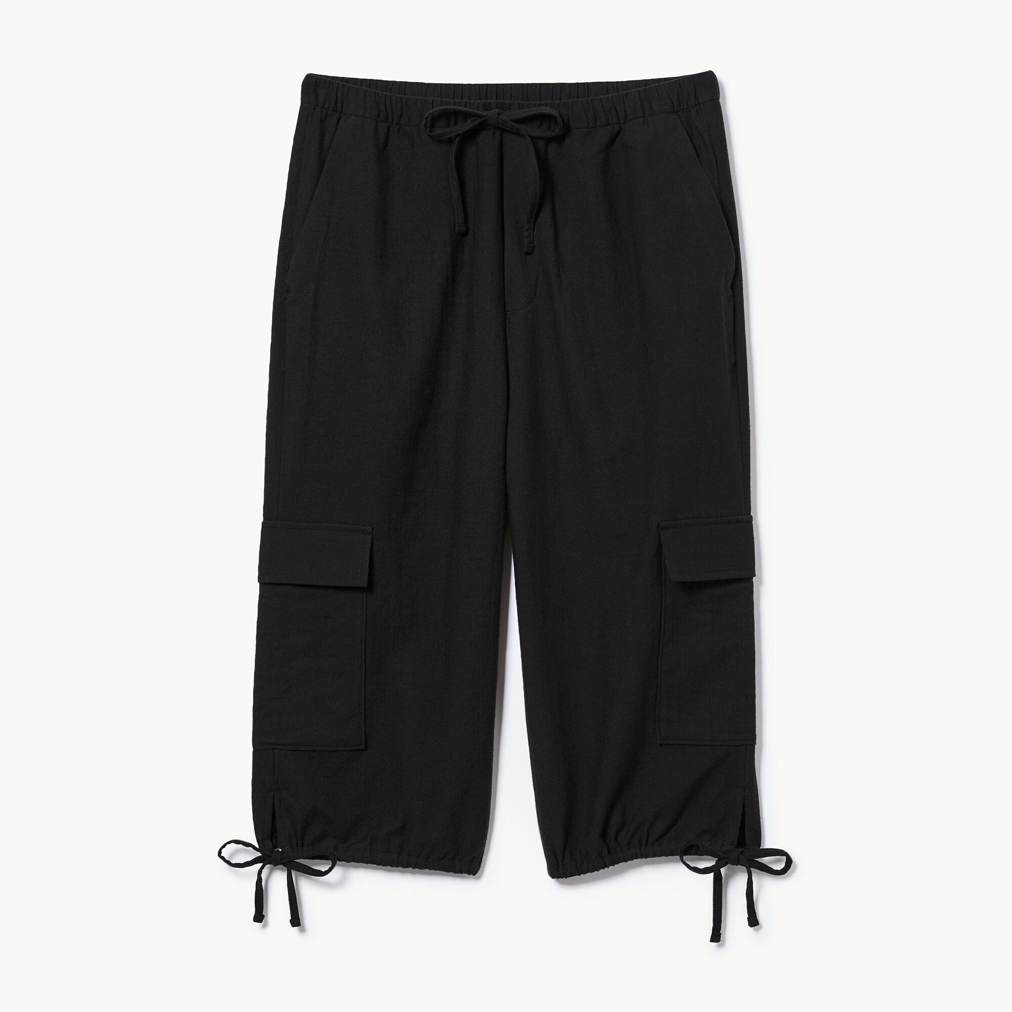 Cotton Crop Pant in JF Black from Joe Fresh