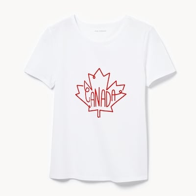 Joe Fresh T-shirt sport Canada à col ras du cou 1 ea, 12,00 $/1ch