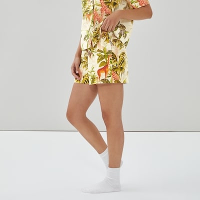 Poplin Sleep Short - Cream