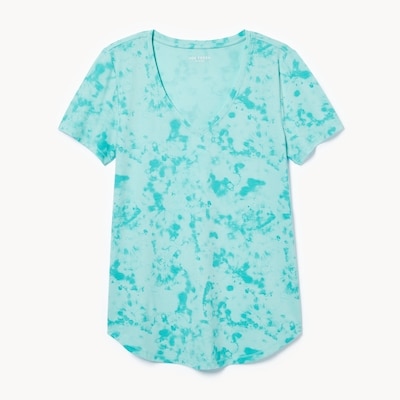 Active V-Neck T-Shirt - Bright Aqua
