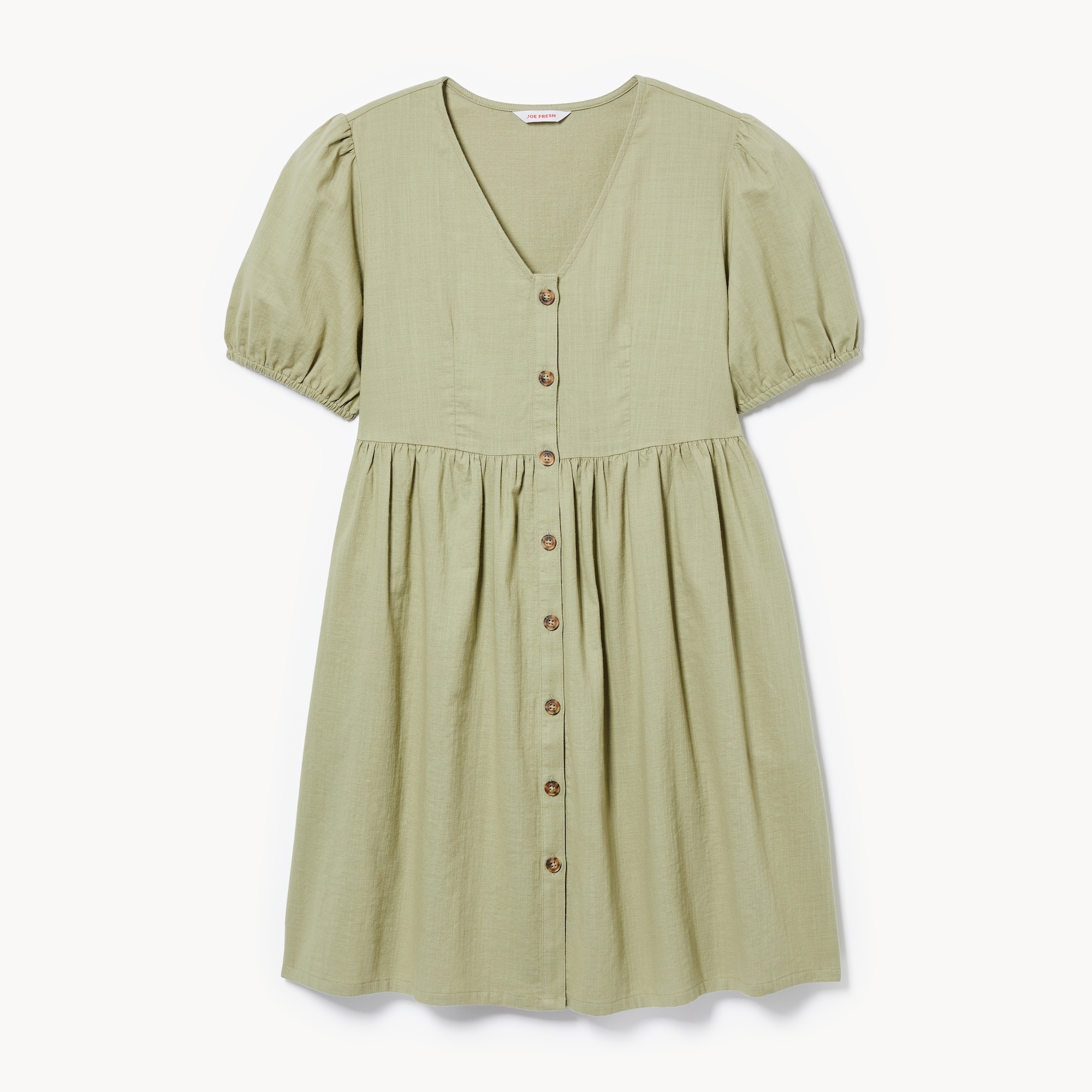 Button-Up Midi Dress