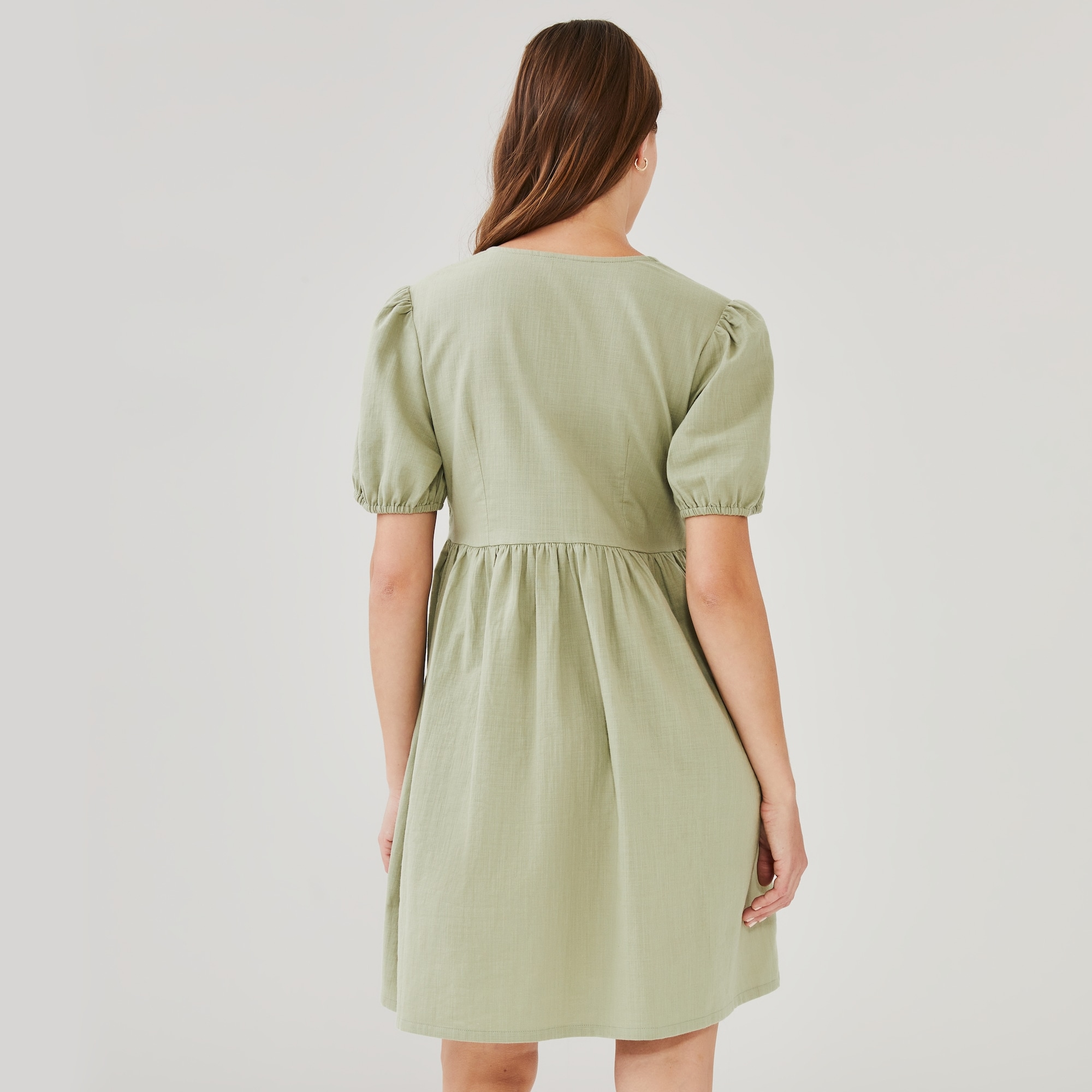 Button-Up Midi Dress