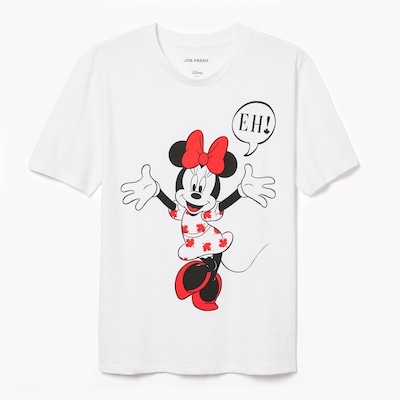 T-shirt Minnie Mouse Canada - Blanc pur