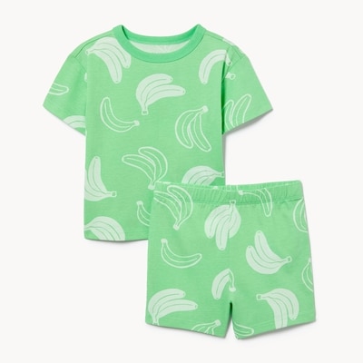 Baby Boys' Printed 2-Piece Set - Light Green