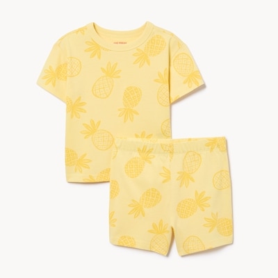 Baby Boys' Printed 2-Piece Set - Light Yellow