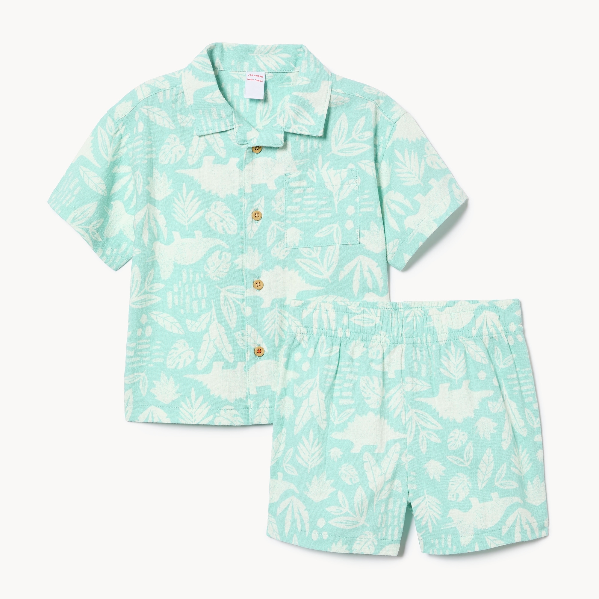 Baby Boys' Printed Shirt Set
