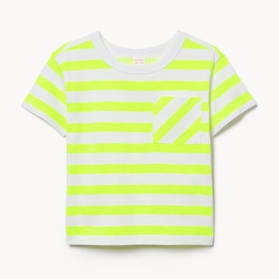 Baby Boys' Striped T-Shirt - Neon Yellow