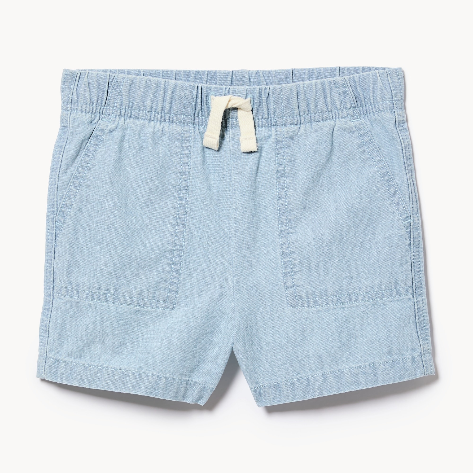 Short en chambray pour bébés garçons