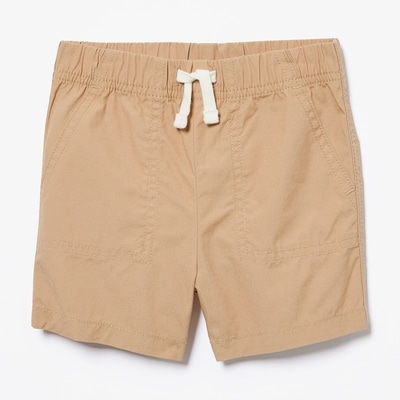 Short en toile pour bébés garçons - Brun Pâle