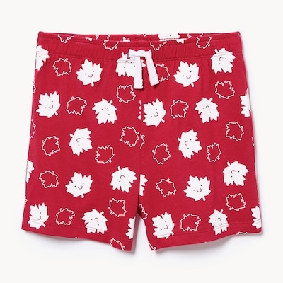 Baby Canada Printed Short - Red