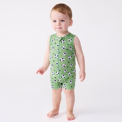Dormeuse imprimée en coton pour bébés garçons - Vert