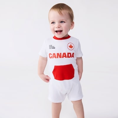  Barboteuse Coupe du Monde de la FIFA 2026MC Canada 1 ea, 22,00 $/1ch