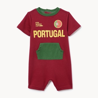 Baby FIFA World Cup 2026™ Portugal Romper - Burgundy