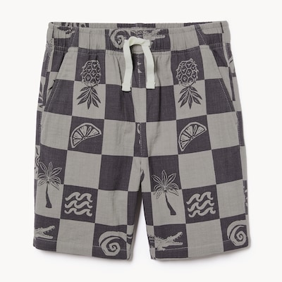 Kid Boys' Printed Short - Grey