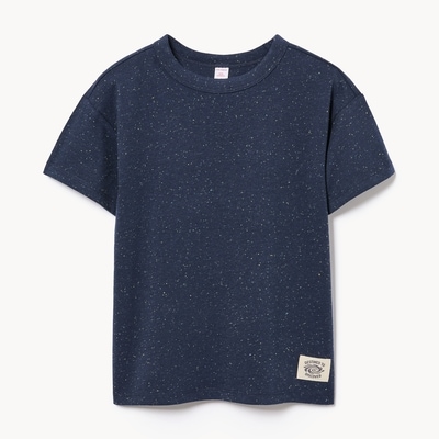 Kid Boys' Drop Shoulder T-Shirt - Dark Navy