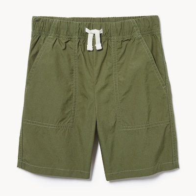 Short en toile pour garçons - Olive