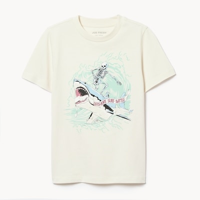 T-shirt imprimé pour enfants - Blanc Cassé