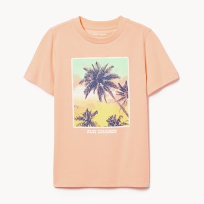 Kid Graphic T-Shirt - Peach