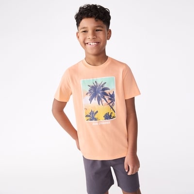 T-shirt imprimé pour enfants - Pêche