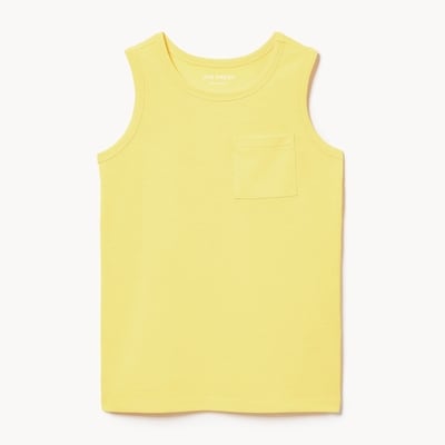 Débardeur à poche pour enfant - Jaune