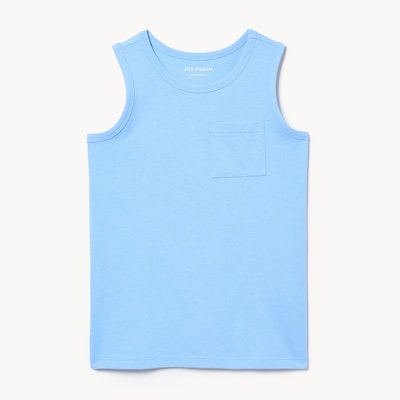 Débardeur à poche pour enfant - Bleu