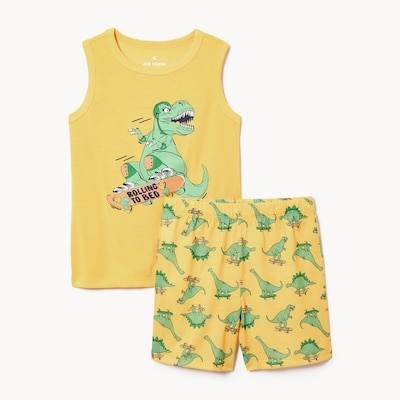Kid Boys' Printed Sleep Set - Yellow