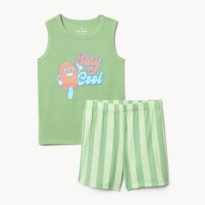 Kid Boys' Printed Sleep Set - Green