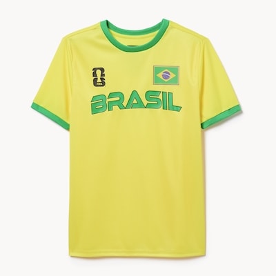 T-shirt Coupe du Monde FIFA 2026MC Brésil, enfant - Jaune