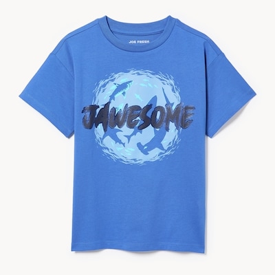 T-shirt imprimé pour garçons - Bleu Foncé