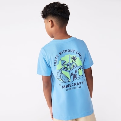 Kid Boys' Minecraft Adventure Club Graphic T-Shirt - Blue