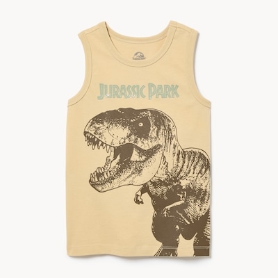 Kid Boys' Jurassic Park Graphic Tank - Beige