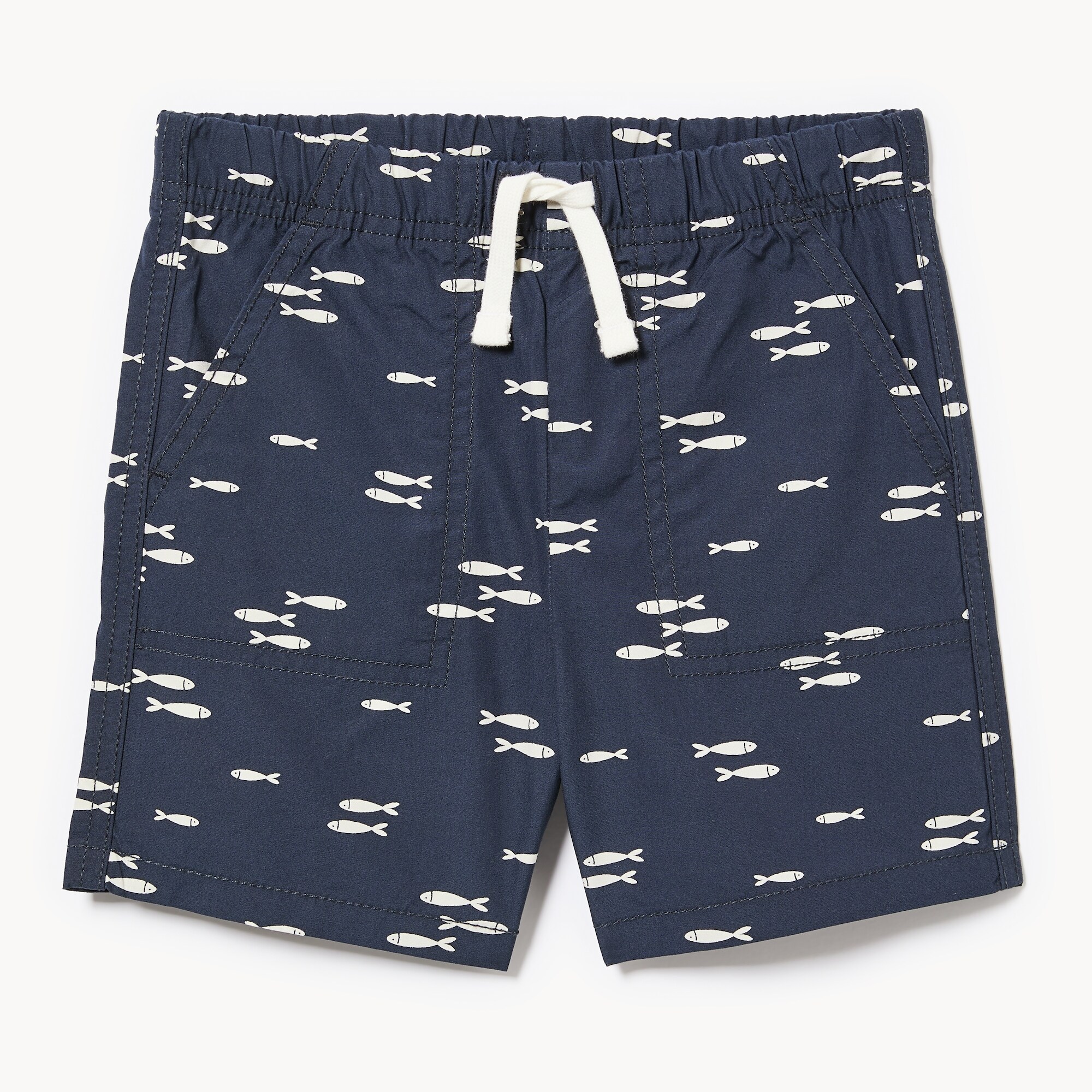 Short en toile imprimé pour petits garçons