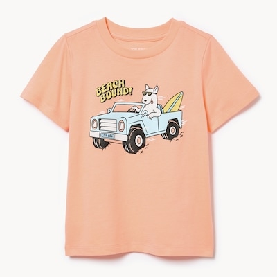 Toddler Graphic T-Shirt - Peach