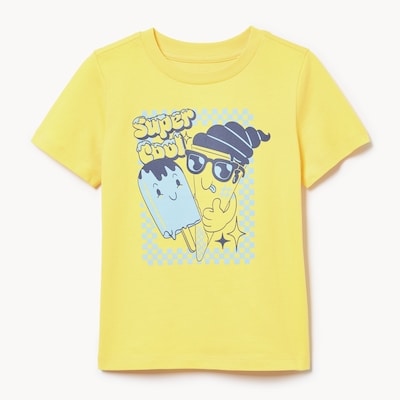 T-shirt imprimé pour tout-petits - Jaune
