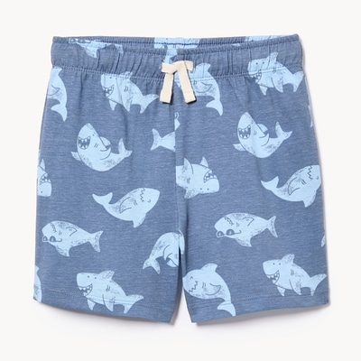 Toddler Boys' Printed Short - Dusty Blue
