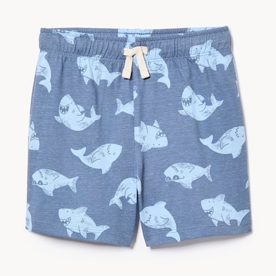 Toddler Boys' Printed Short - Dusty Blue