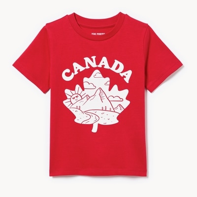 T-shirt imprimé Canada pour tout-petits - Rouge