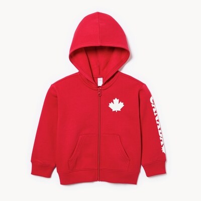 Joe Fresh Haut capuchon fermeture éclair Canada, tout-petits 1 ea, 19,00 $/1ch