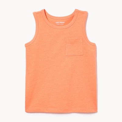 Toddler Pocket Tank - Orange