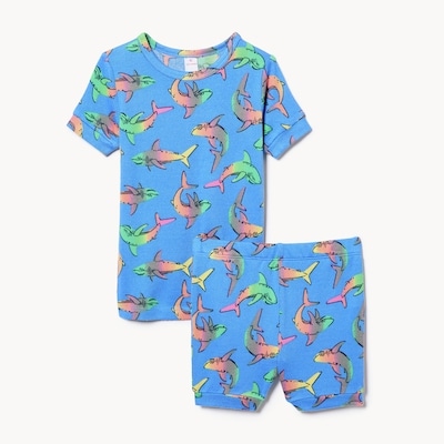 Toddler Boys' Printed Sleep Set - Blue