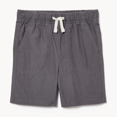 Toddler Boys' Canvas Short - Charcoal