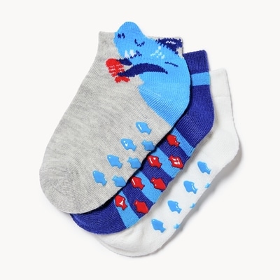 Ens. de 3 paires de socquettes pour petits garçons - Bleu