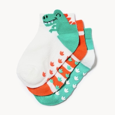 Toddler Boys' 3-Pack Low-Cut Socks - Green