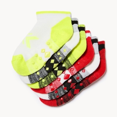 Joe Fresh Ens. de 6 paires de socquettes pour petits garçons 1 ea, 12,00 $/1ch