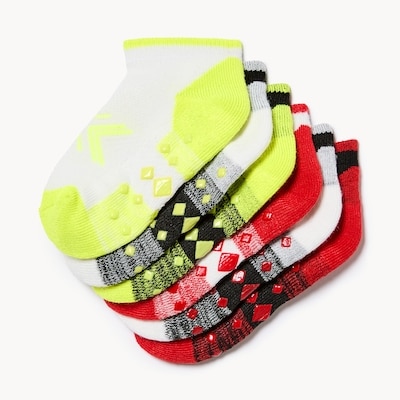 Ens. de 6 paires de socquettes pour petits garçons - Assorties