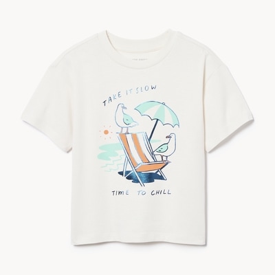 Toddler Boys' Graphic T-Shirt - Off White