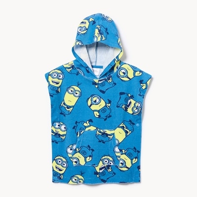 Toddler Boys' Minions Hooded Swim Cover-Up  - Blue