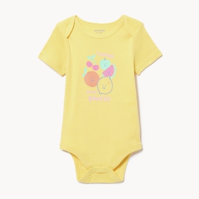 Cache-couche imprimé pour bébés filles - Jaune
